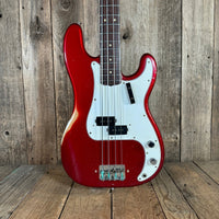Fender Precision Bass 1966 Candy Apple Red - Mahar's Vintage Guitars