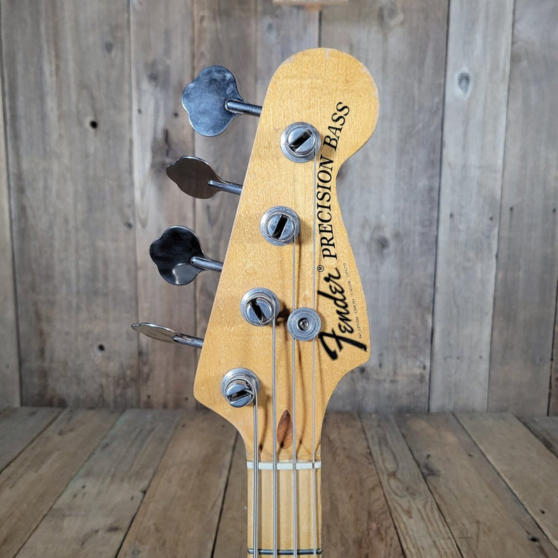 Fender Precision Bass 1975 – Vintage Sunburst Bass Guitar with Late - ’60s Fender Case (1967–1971) - Mahar's Vintage Guitars