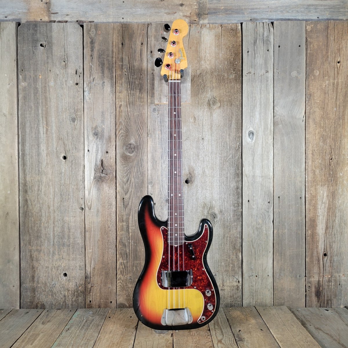 Fender Presicion Bass 1967 Sunburst Vintage P Bass - Mahar's Vintage Guitars