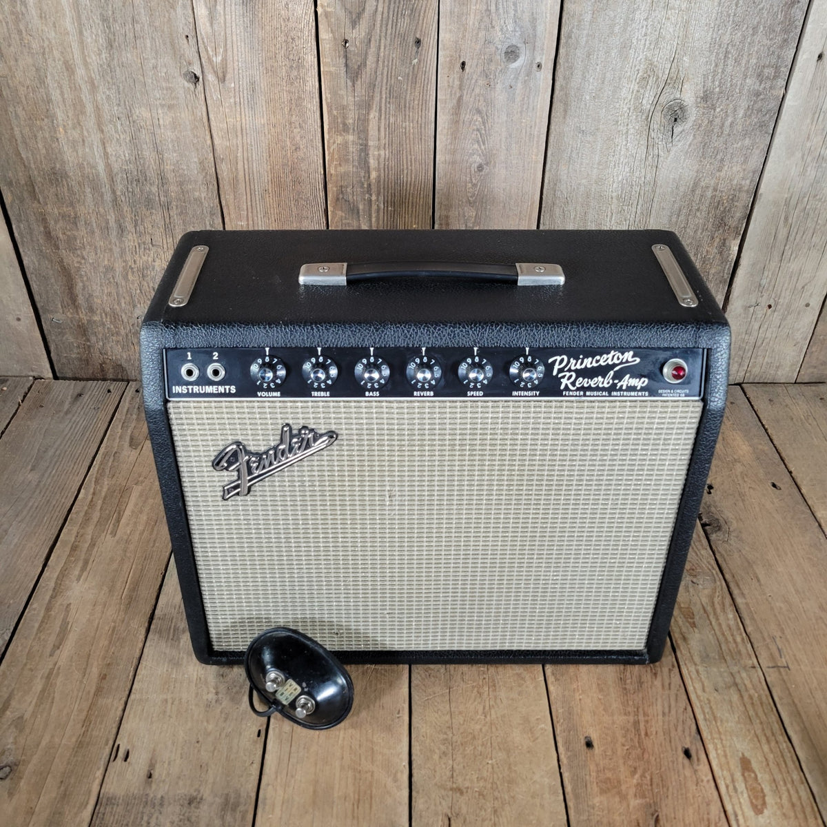 Fender Princeton Reverb 1966 – Vintage Black Panel Tube Amp - Mahar's Vintage Guitars