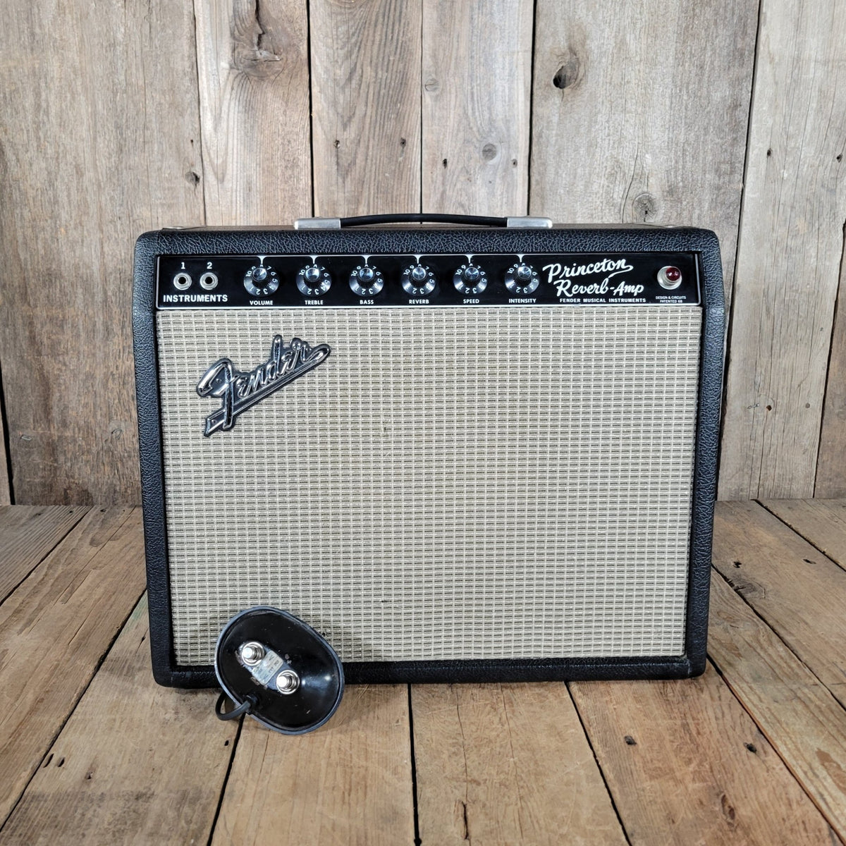 Fender Princeton Reverb 1966 – Vintage Black Panel Tube Amp - Mahar's Vintage Guitars