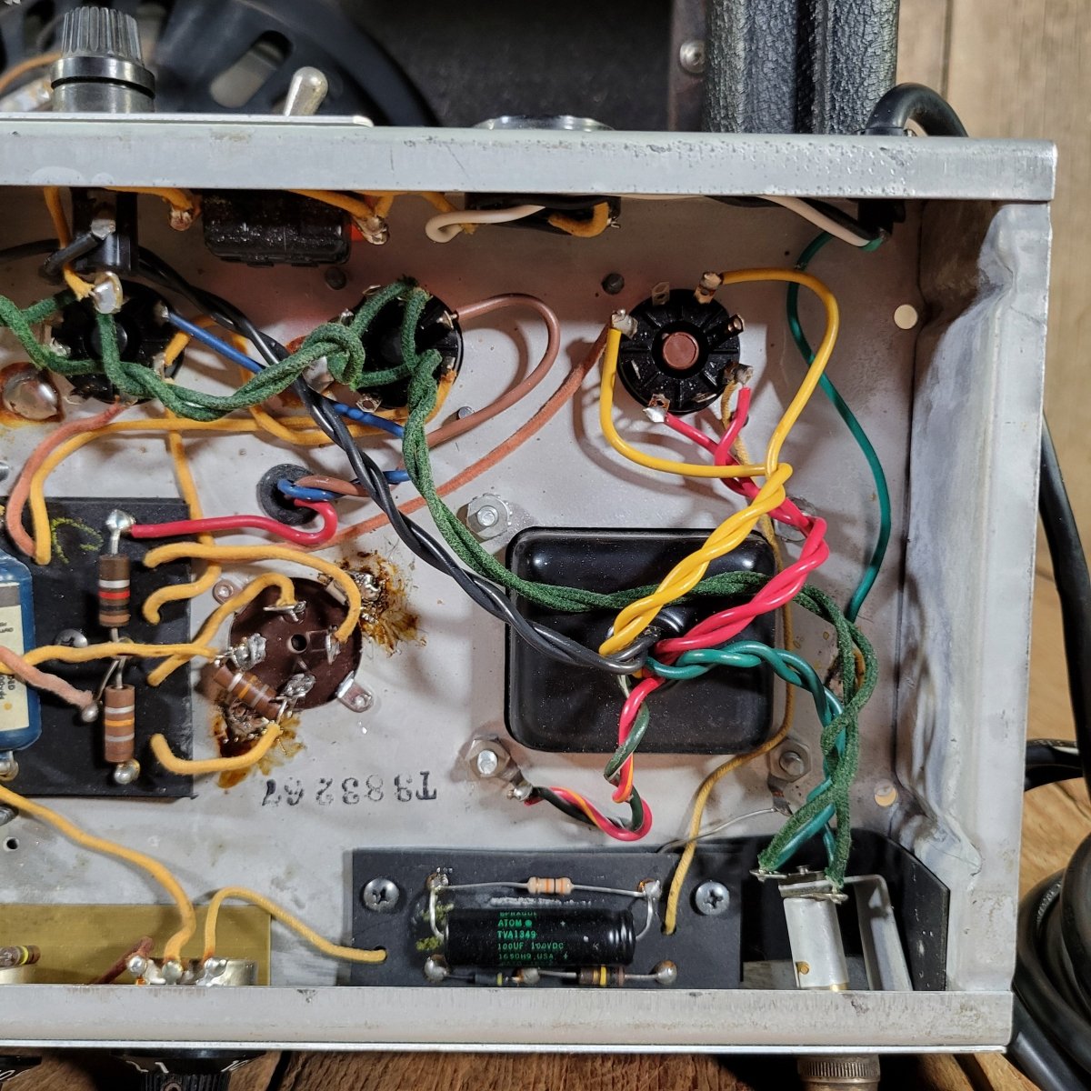 Fender Princeton Reverb 1967 Vintage Blackpanel Amp Responsibly Serviced - Mahar's Vintage Guitars