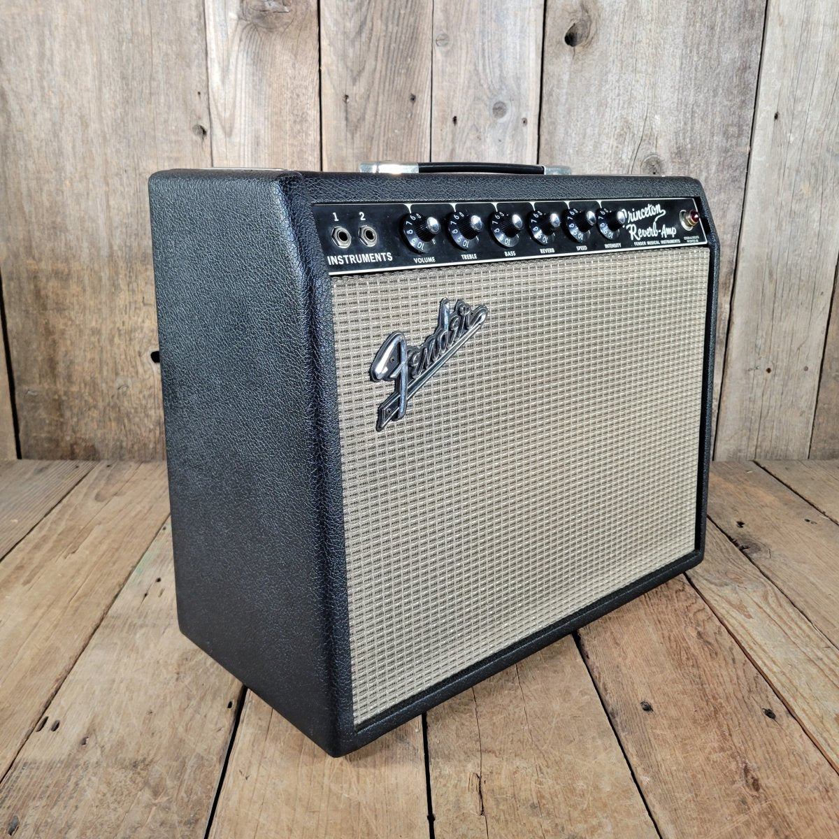 Fender Princeton Reverb 1967 Vintage Blackpanel Amp Responsibly Serviced - Mahar's Vintage Guitars