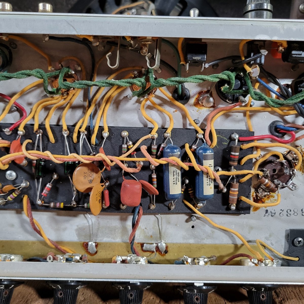 Fender Princeton Reverb 1967 Vintage Blackpanel Amp Responsibly Serviced - Mahar's Vintage Guitars