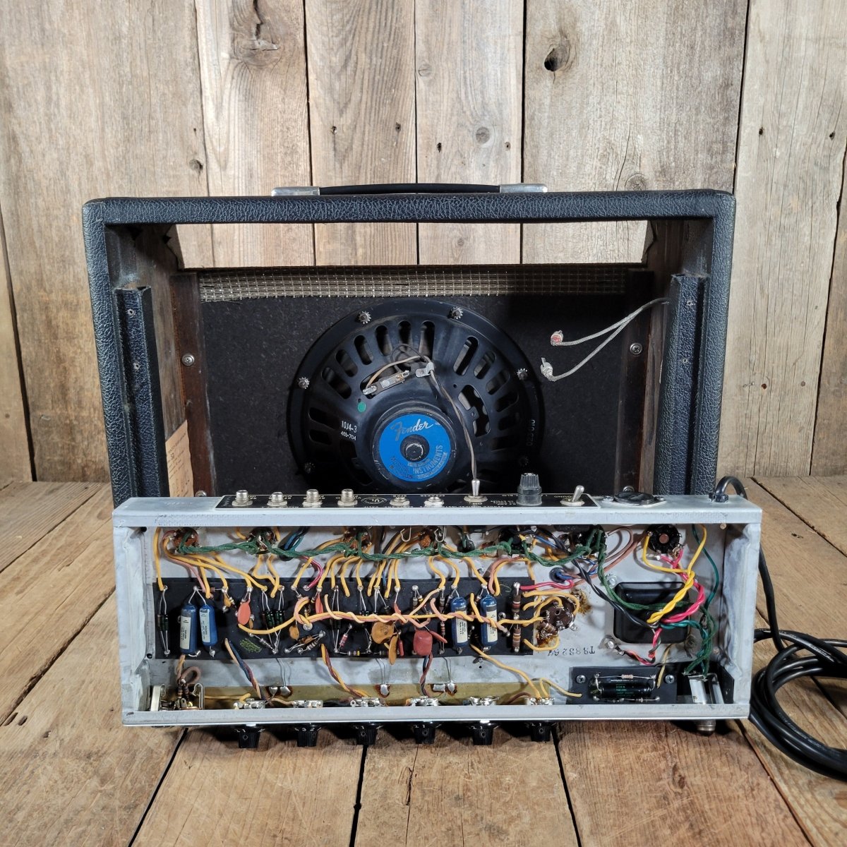 Fender Princeton Reverb 1967 Vintage Blackpanel Amp Responsibly Serviced - Mahar's Vintage Guitars