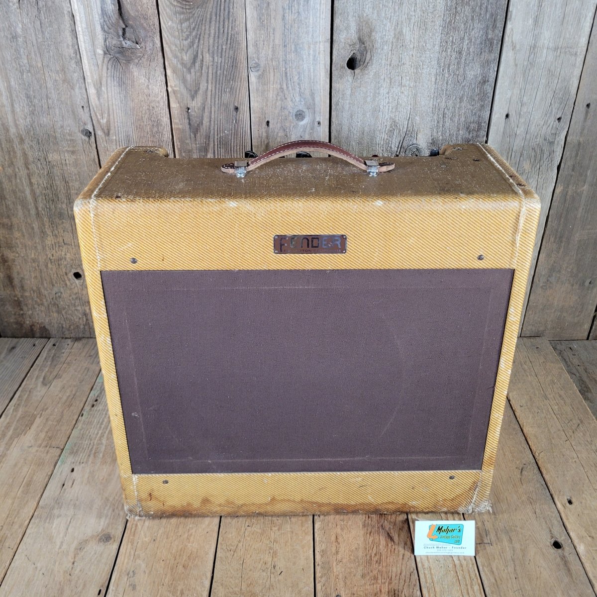 Fender Pro Amp 5D5 Tweed 1954 12AX7 Preamp vs Earlier Octal Preamp - Mahar's Vintage Guitars