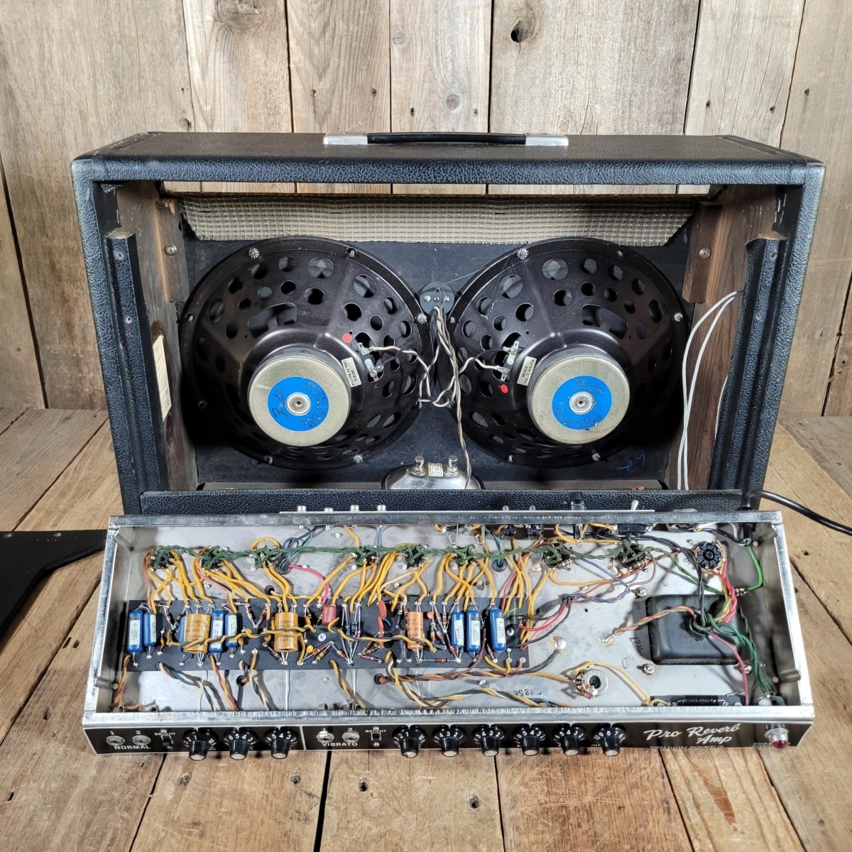 Fender Pro Reverb 1965 Pre CBS Fender Electric Instrument - Mahar's Vintage Guitars