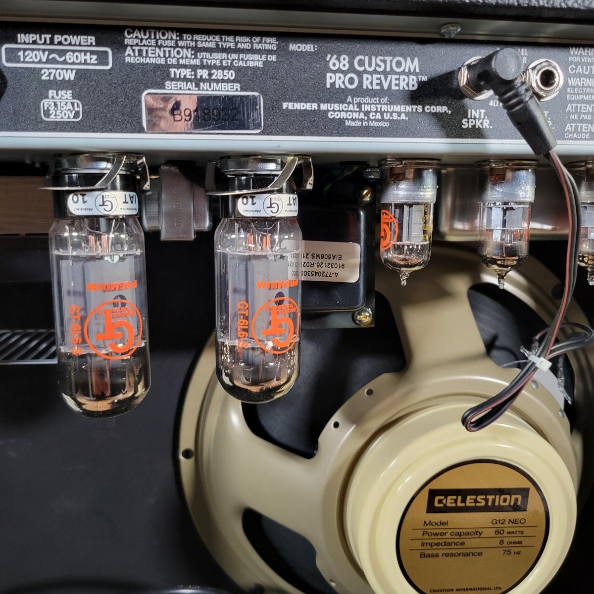 Fender Pro Reverb 68 Re - issue 2022 1x12 combo - Mahar's Vintage Guitars