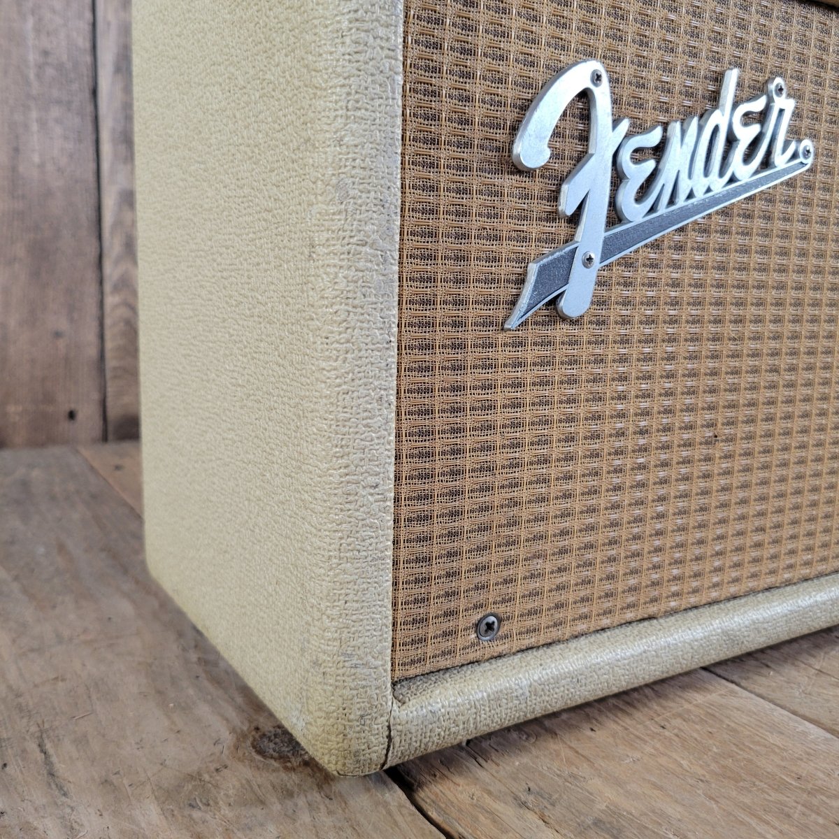 Fender Reverb Unit 6G15 1963 Rough White Tolex - Mahar's Vintage Guitars