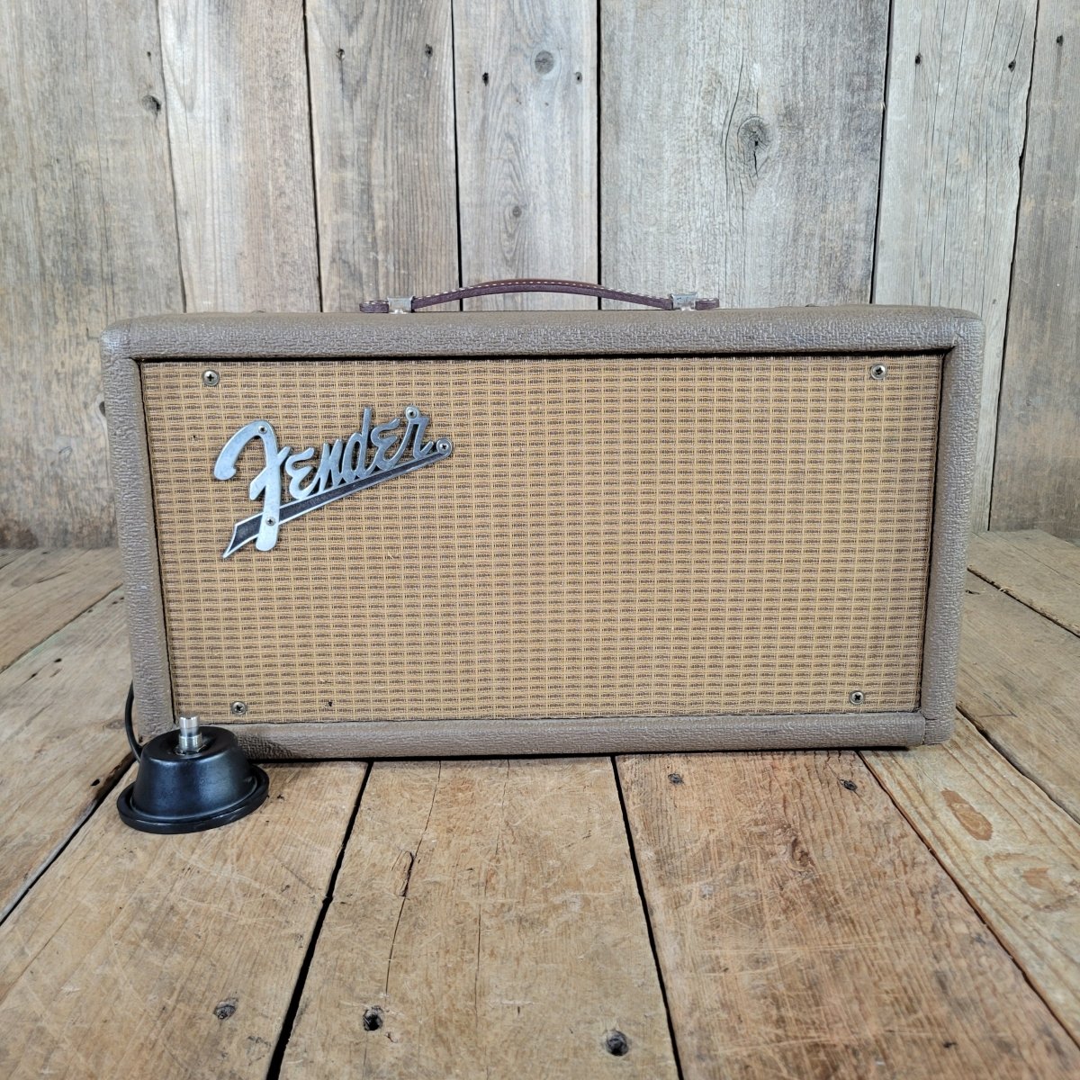 Fender Reverb Unit 6G15 - A 1961 Brown Tolex - Mahar's Vintage Guitars