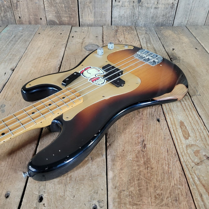 Fender Road Worn Precision Bass Sunburst 2009 – With Gig Bag - Mahar's Vintage Guitars