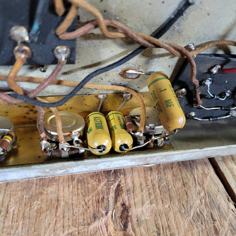 Fender Showman Head & 1x12 Tone Ring Cab Blonde 1960 Near Mint 6G14 - Mahar's Vintage Guitars