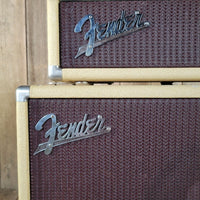 Fender Showman Head & 1x12 Tone Ring Cab Blonde 1960 Near Mint 6G14 - Mahar's Vintage Guitars