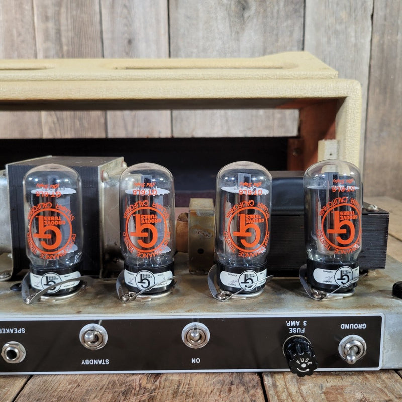 Fender Showman Head & 1x12 Tone Ring Cab Blonde 1960 Near Mint 6G14 - Mahar's Vintage Guitars