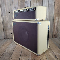 Fender Showman Head & 1x12 Tone Ring Cab Blonde 1960 Near Mint 6G14 - Mahar's Vintage Guitars