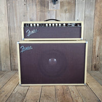 Fender Showman Head & 1x12 Tone Ring Cab Blonde 1960 Near Mint 6G14 - Mahar's Vintage Guitars