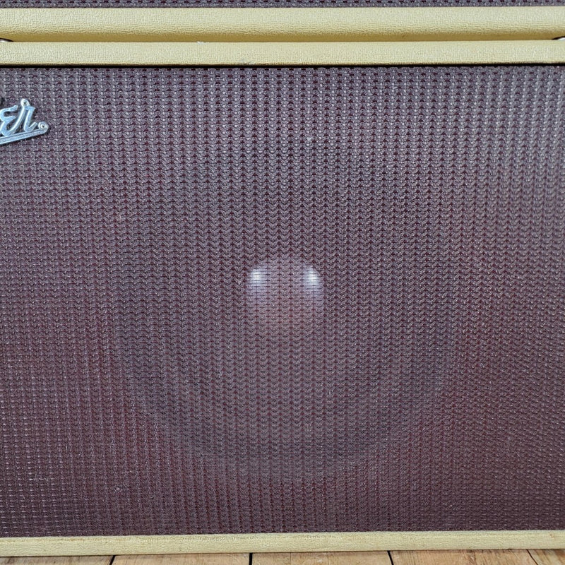 Fender Showman Head & 1x12 Tone Ring Cab Blonde 1960 Near Mint 6G14 - Mahar's Vintage Guitars