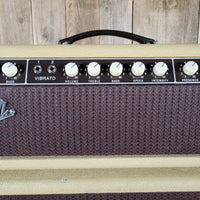Fender Showman Head & 1x12 Tone Ring Cab Blonde 1960 Near Mint 6G14 - Mahar's Vintage Guitars
