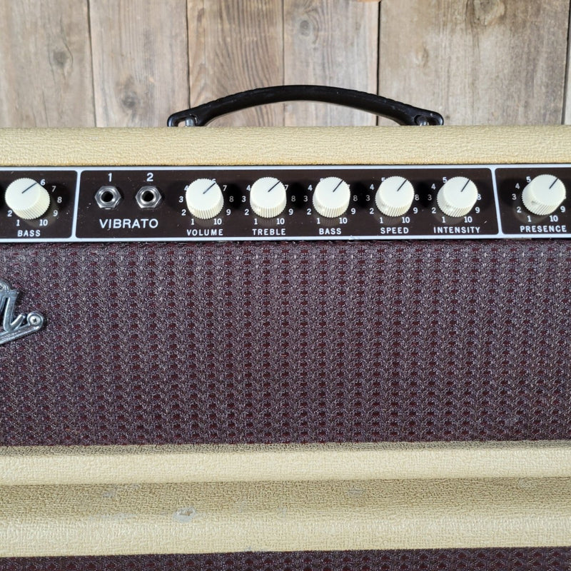 Fender Showman Head & 1x12 Tone Ring Cab Blonde 1960 Near Mint 6G14 - Mahar's Vintage Guitars