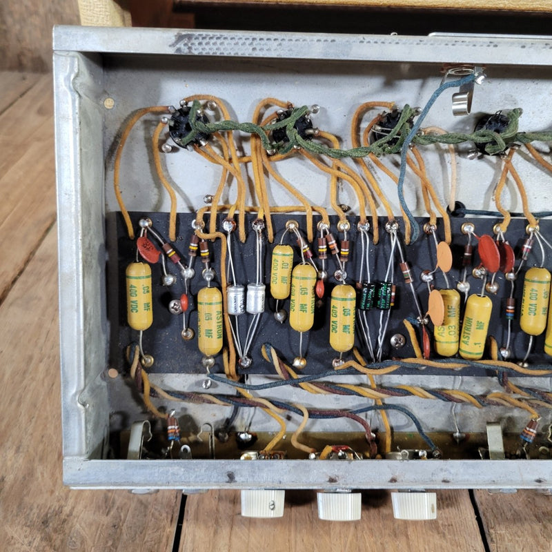 Fender Showman Head & 1x12 Tone Ring Cab Blonde 1960 Near Mint 6G14 - Mahar's Vintage Guitars