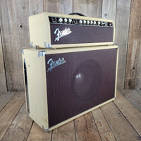 Fender Showman Head & 1x12 Tone Ring Cab Blonde 1960 Near Mint 6G14 - Mahar's Vintage Guitars