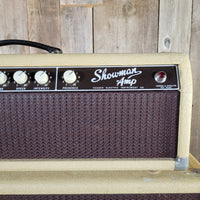 Fender Showman Head & 1x12 Tone Ring Cab Blonde 1960 Near Mint 6G14 - Mahar's Vintage Guitars