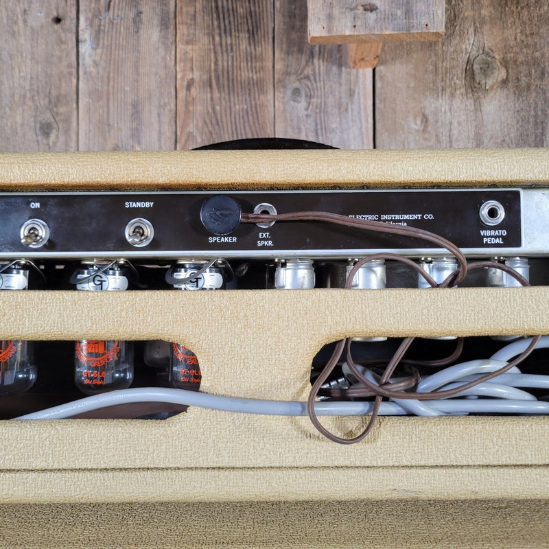 Fender Showman Head & 1x12 Tone Ring Cab Blonde 1960 Near Mint 6G14 - Mahar's Vintage Guitars