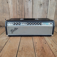 Fender Showman Silverface Drip Edge Guitar Amplifier 1968 – Vintage Tube Head - Mahar's Vintage Guitars