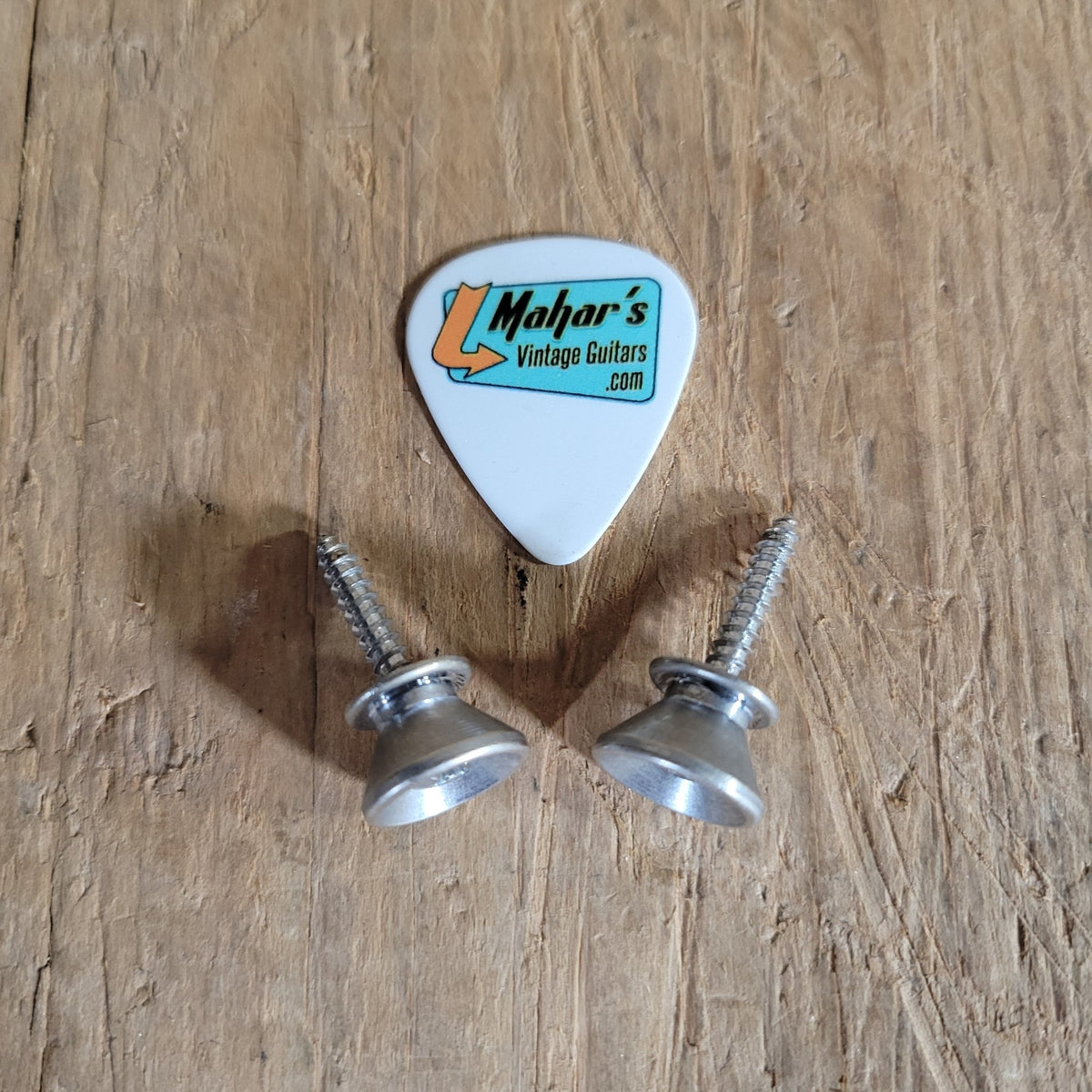 Fender Strap Buttons Dan Smith era Telecaster Stratocaster 1984 - Mahar's Vintage Guitars