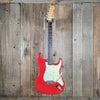 Fender Stratocaster 1961 Fiesta Red Refinished Slab Board Rosewood – Vintage Player’s Guitar - Mahar's Vintage Guitars