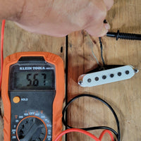 Fender Stratocaster 1963 Bridge Pickup Black Bottom Original Screws Non Orig Cover - Mahar's Vintage Guitars