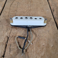 Fender Stratocaster 1963 Bridge Pickup Black Bottom Original Screws Non Orig Cover - Mahar's Vintage Guitars