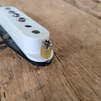 Fender Stratocaster 1963 Bridge Pickup Black Bottom Original Screws Non Orig Cover - Mahar's Vintage Guitars