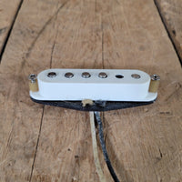 Fender Stratocaster 1963 Middle Pickup Black Bottom Rewound Orig Screws Non Orig Cover - Mahar's Vintage Guitars
