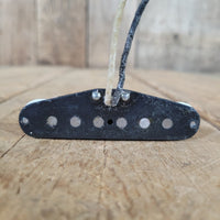 Fender Stratocaster 1963 Middle Pickup Black Bottom Rewound Orig Screws Non Orig Cover - Mahar's Vintage Guitars