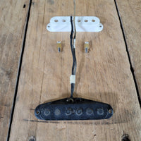 Fender Stratocaster 1963 Neck Pickup Black Bottom Original Screws Non Orig Cover - Mahar's Vintage Guitars