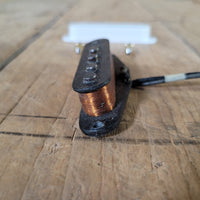 Fender Stratocaster 1963 Neck Pickup Black Bottom Original Screws Non Orig Cover - Mahar's Vintage Guitars