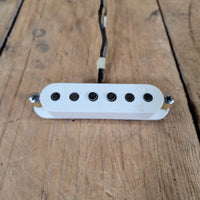 Fender Stratocaster 1963 Neck Pickup Black Bottom Original Screws Non Orig Cover - Mahar's Vintage Guitars