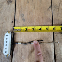 Fender Stratocaster 1963 Neck Pickup Black Bottom Original Screws Non Orig Cover - Mahar's Vintage Guitars