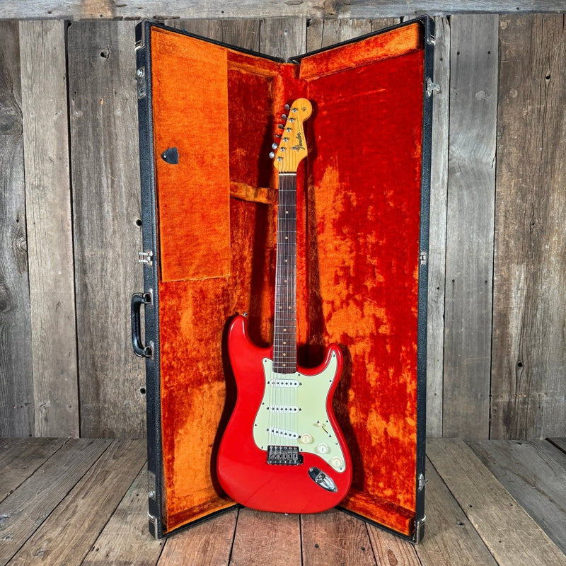 Fender Stratocaster 1964 Fiesta Red Refinished - Mahar's Vintage Guitars