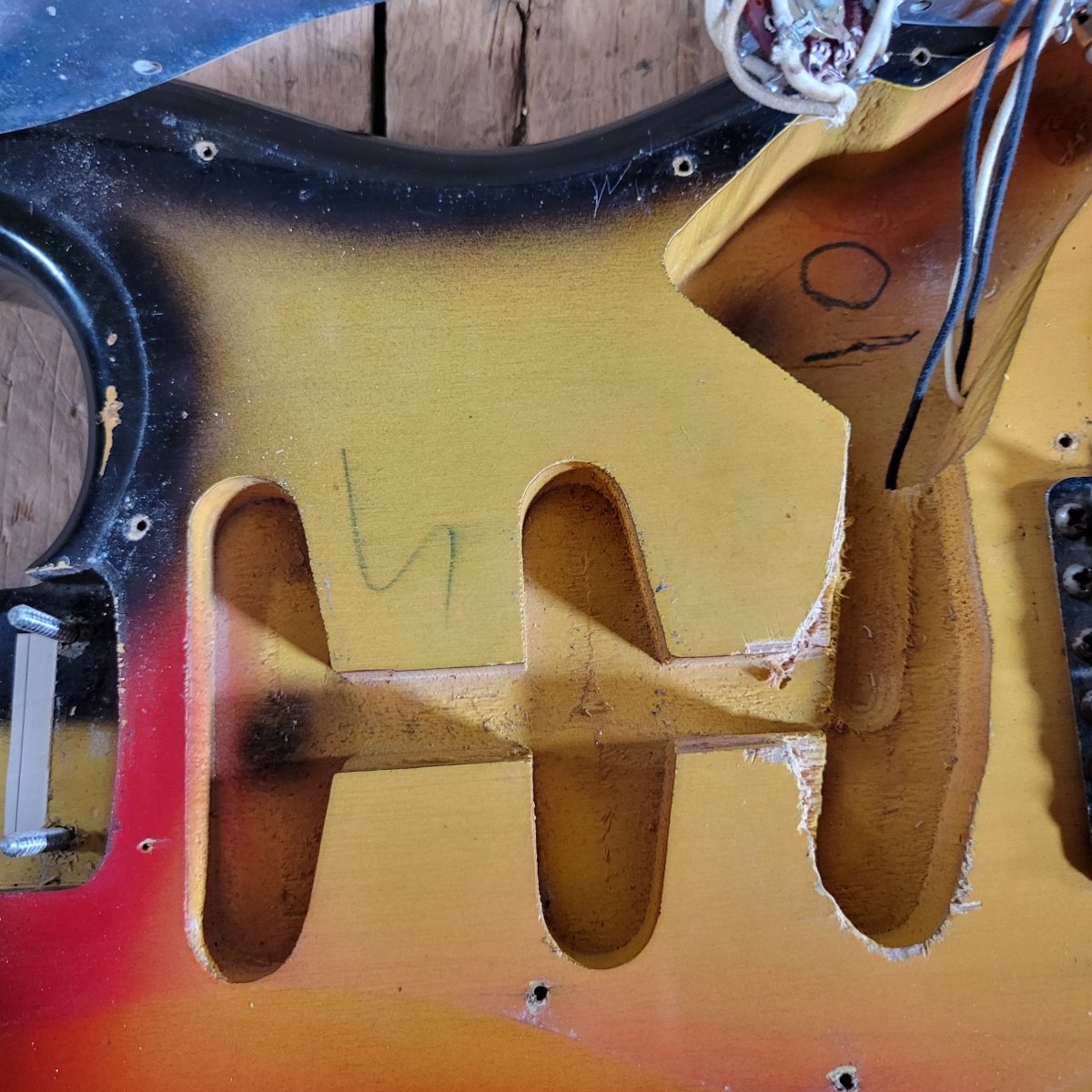 Fender Stratocaster 1964 Green Guard Pre CBS - Mahar's Vintage Guitars