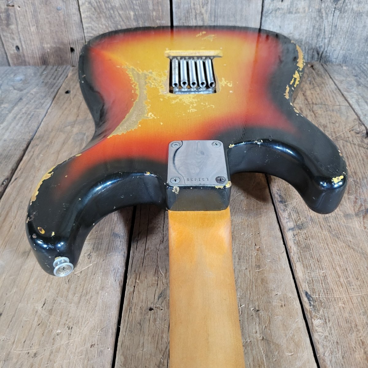 Fender Stratocaster 1964 Green Guard Pre CBS - Mahar's Vintage Guitars