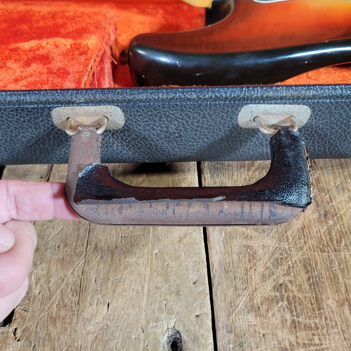 Fender Stratocaster 1964 Green Guard Pre CBS - Mahar's Vintage Guitars