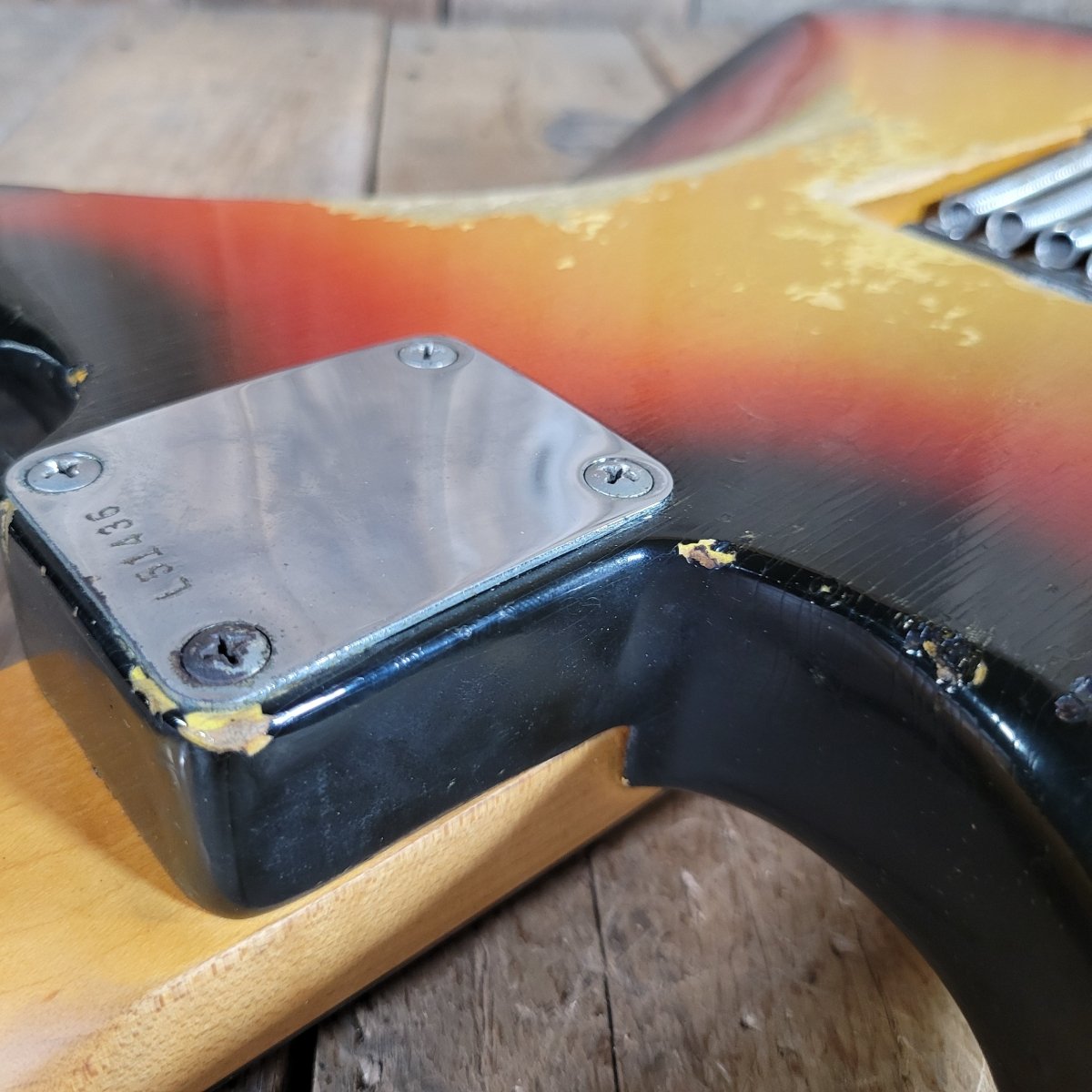 Fender Stratocaster 1964 Green Guard Pre CBS - Mahar's Vintage Guitars