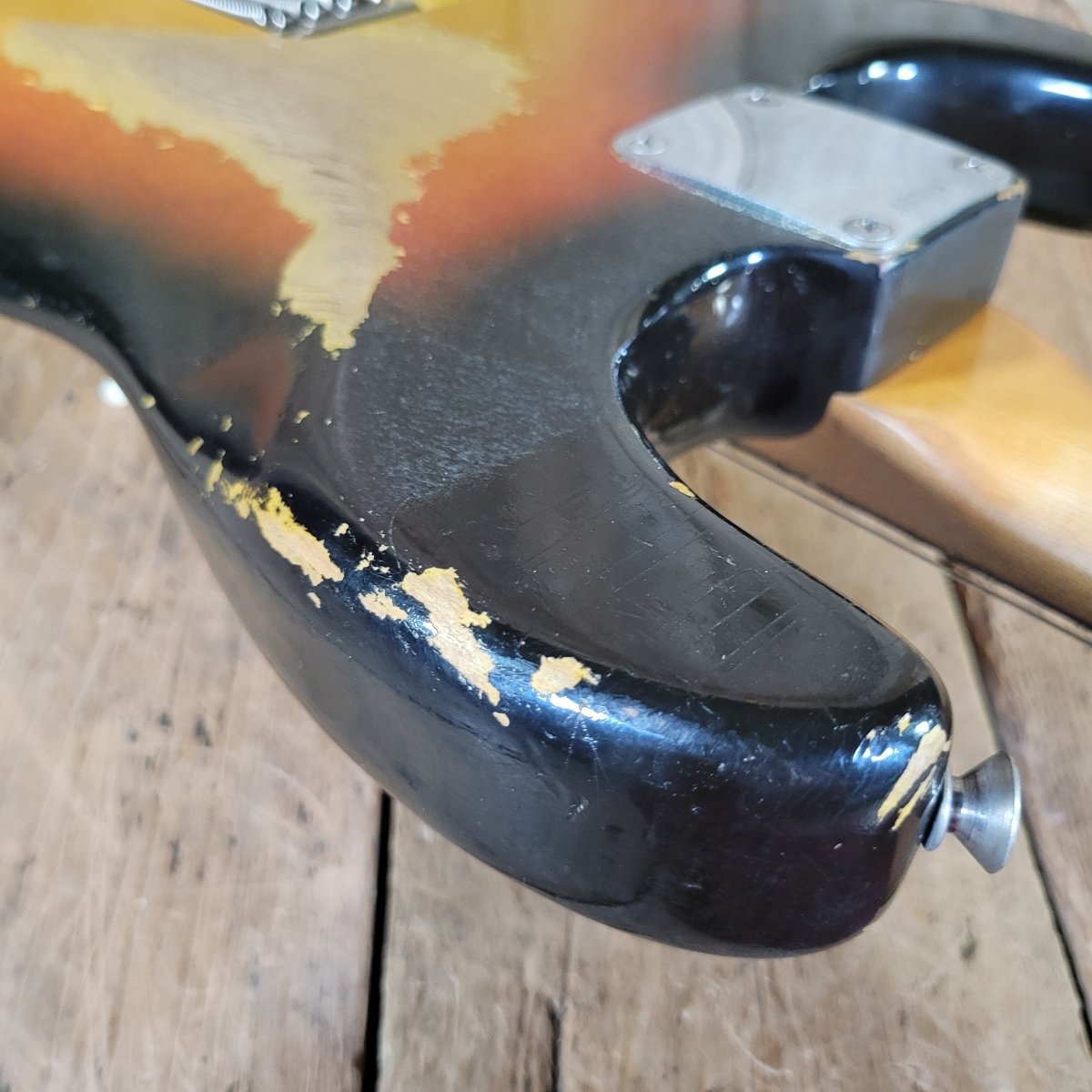 Fender Stratocaster 1964 L - Plate Green Guard Transition Logo - Mahar's Vintage Guitars