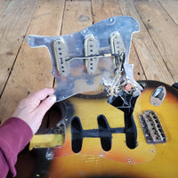 Fender Stratocaster 1964 L - Plate Green Guard Transition Logo - Mahar's Vintage Guitars