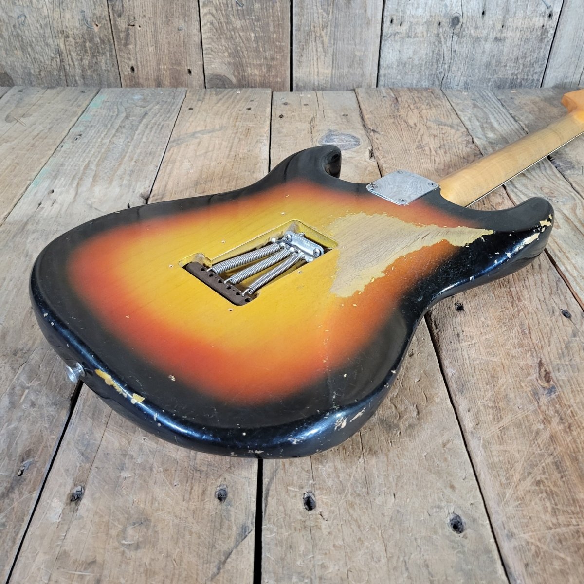 Fender Stratocaster 1964 L - Plate Green Guard Transition Logo - Mahar's Vintage Guitars