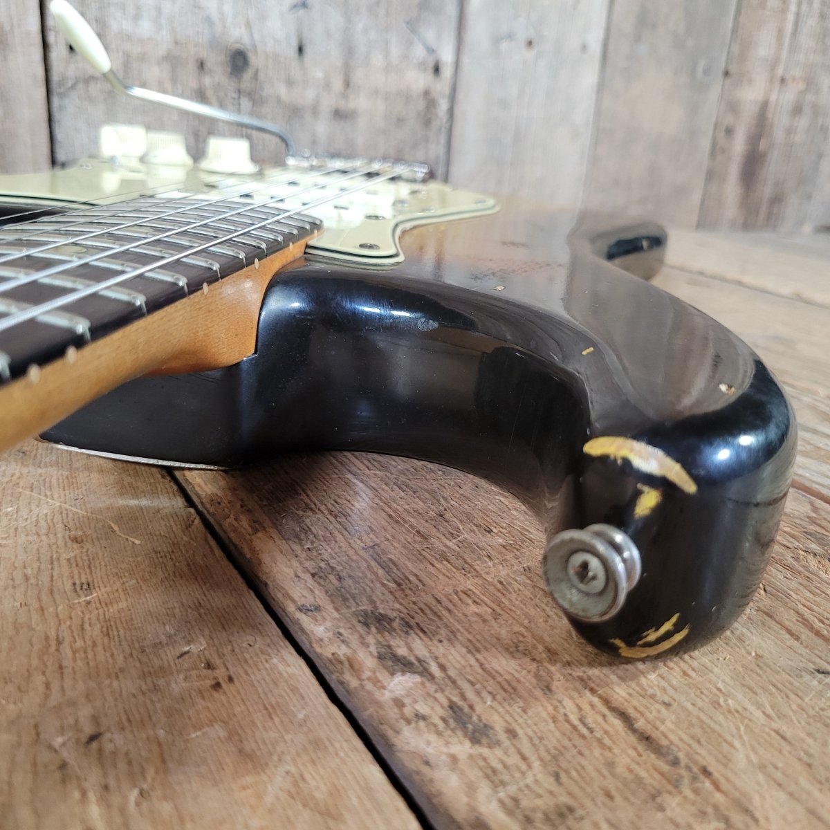 Fender Stratocaster 1964 L - Plate Green Guard Transition Logo - Mahar's Vintage Guitars