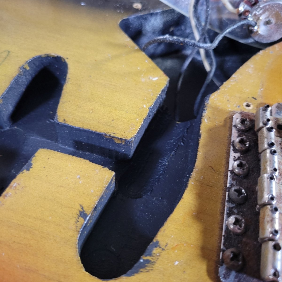 Fender Stratocaster 1964 L - Plate Green Guard Transition Logo - Mahar's Vintage Guitars