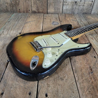 Fender Stratocaster 1964 L - Plate Green Guard Transition Logo - Mahar's Vintage Guitars